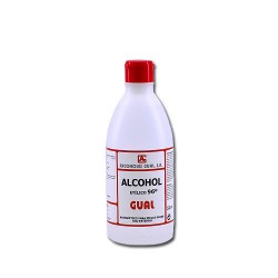 Alcohol Etílico 96º 500 ml Gual