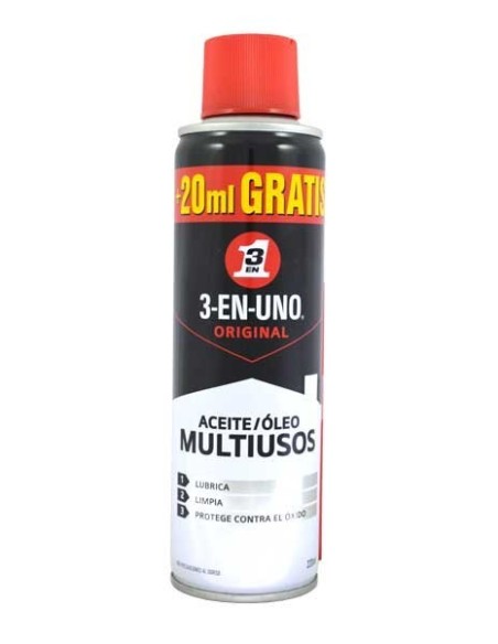 3 en Uno aceite spray 200+20 ml 3 en Uno aceite spray 200+20 ml