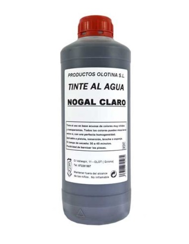 Tinte a l'agua 1 L nogal claro