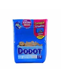 Dodot bolquers talla 2 3-6 kg 78unitats