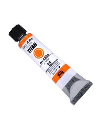 Titan Óleo nº 8 Amarillo cadmio naranja 20 ml