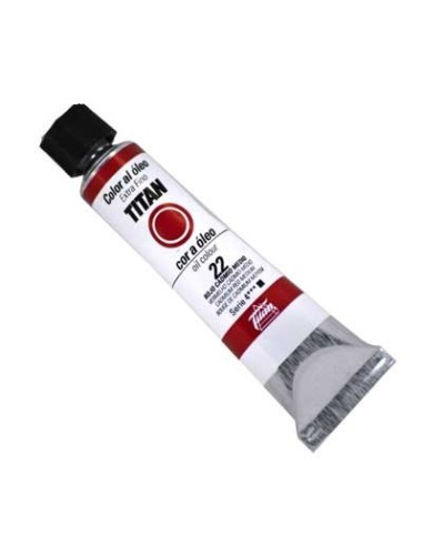 Titan Óleo nº 22 Rojo cadmio medio 20 ml