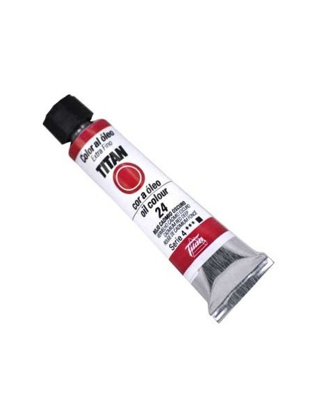 Titan Óleo nº 24 Rojo cadmio oscuro 20 ml