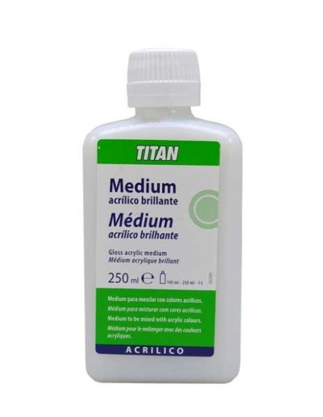 Titan medium acrílico 250 ml