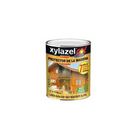 Xylazel lasur satinado sol 750 ml caoba