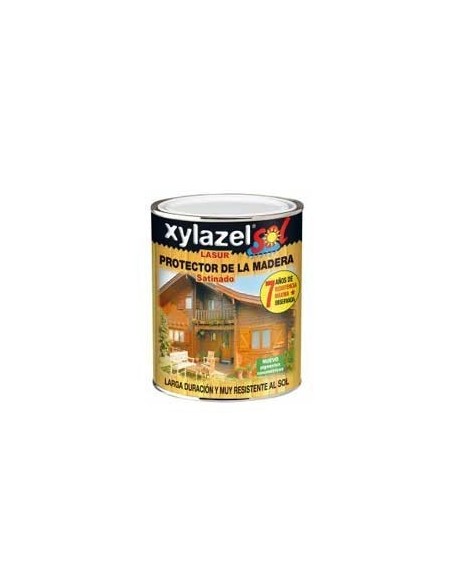 Xylazel lasur satinado sol 750 ml caoba