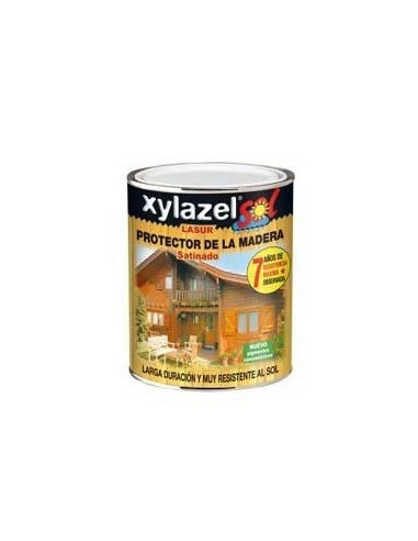 Xylazel lasur satinado sol 750 ml castaño