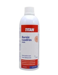 titan vernis quadres mate esprai 400ml