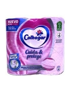 Paper WC Colhogar protect rosa 4unitats
