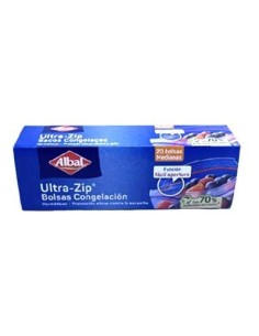 Albal ultra zip 20 bolsas medianas