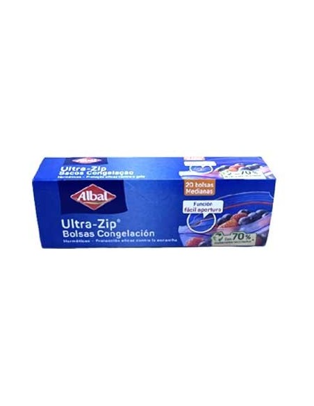 Albal ultra zip 20 bolsas medianas