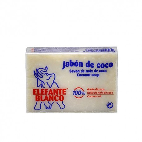 Sabó de Coco Elefante blanco pastilla 225gr