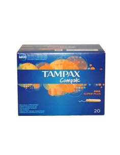 Tampons Tampax compack super plus 20unitats